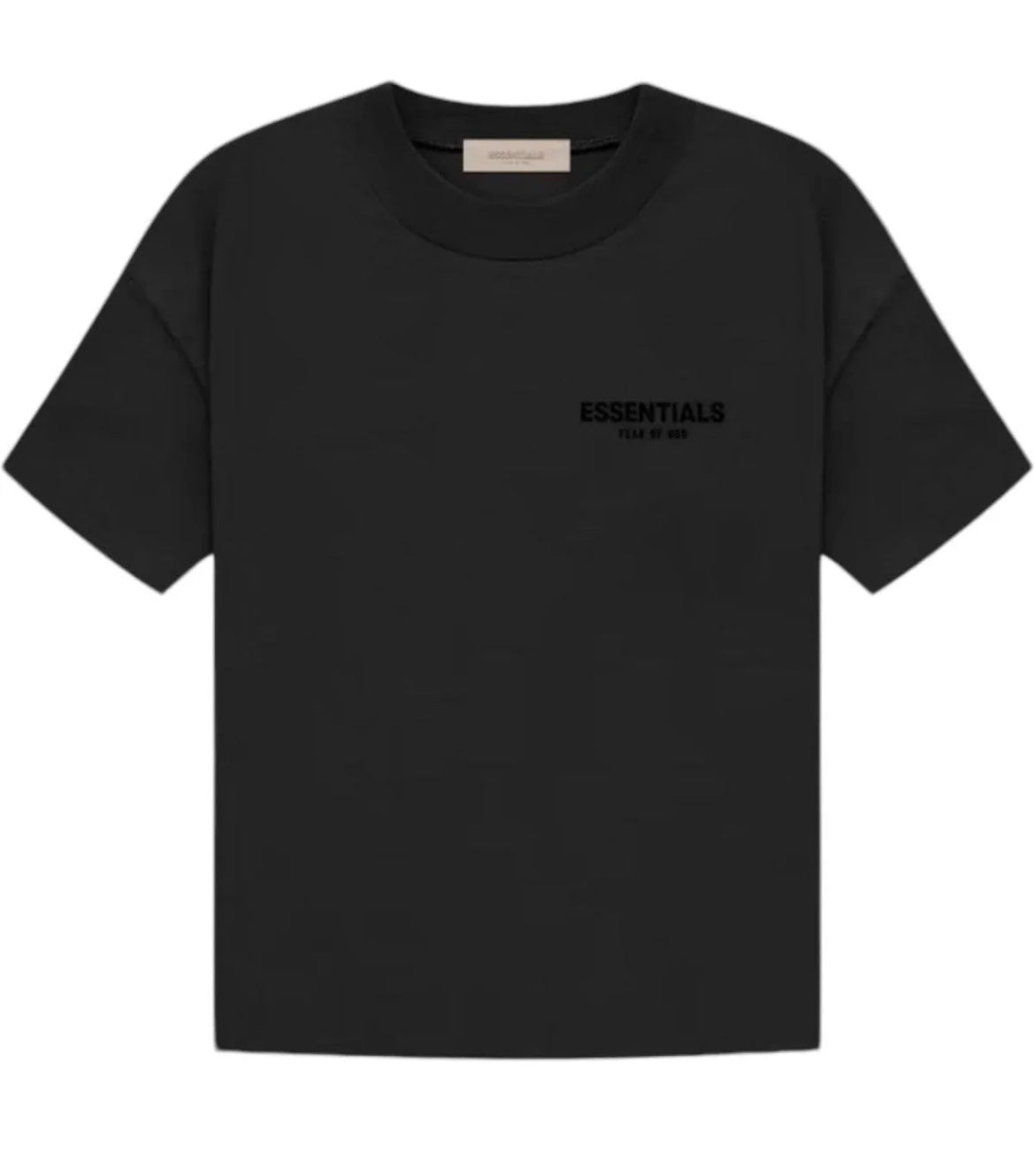 Fear of God Essentials T-Shirt Stretch Limo Black SS22