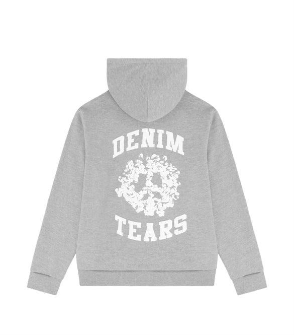 Denim Tears University Zip Hoodie 'Grey'