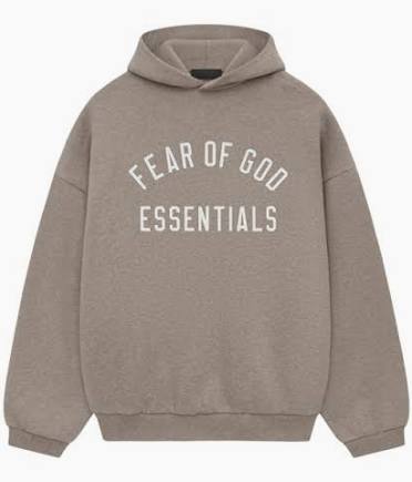 Fear of God Essentials Fleece Hoodie Heather Gray